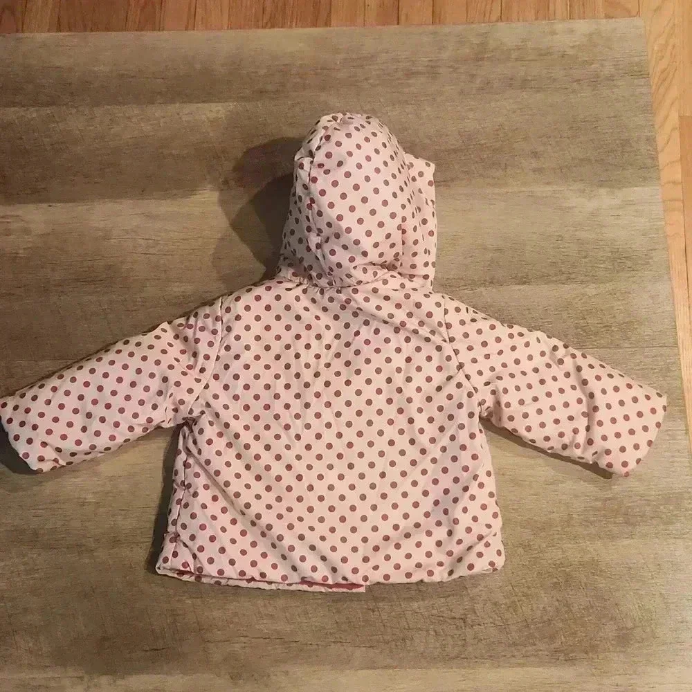 Baby Gap Polka Dot Hooded Coat